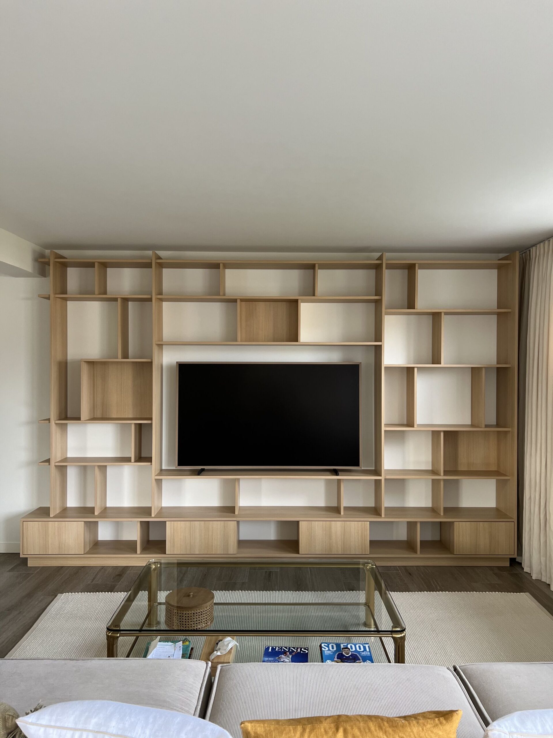 IMG_1468 SCALED | Atelier F.PERROY Vous voulez intégrer votre TV mais aussi avoir du rangement ? Rixheim 2